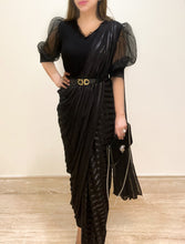 Load image into Gallery viewer, All Black Sari
