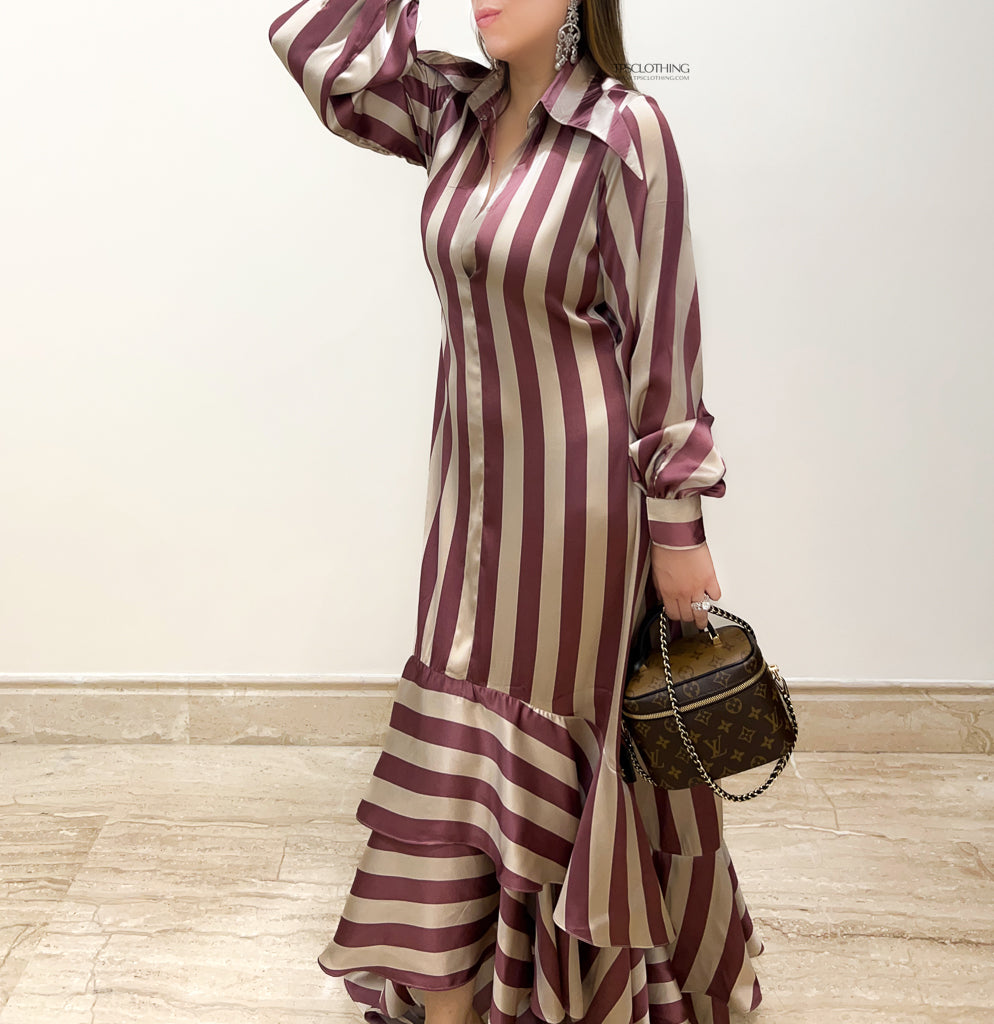knee length dresses for ladies THE LINA LACE MAXI DRESS – LEMONLUNAR main image 0