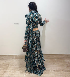 Pasha mermaid saree