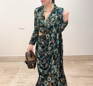 Pasha mermaid saree