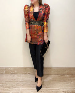 Maharani Jacket with Embroidered Belt – TPS Clothing