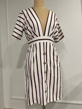 Load image into Gallery viewer, Stripes V Dress
