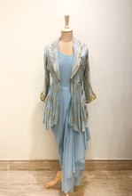 Load image into Gallery viewer, Ice foil tunic with maxi | READY TO SHIP
